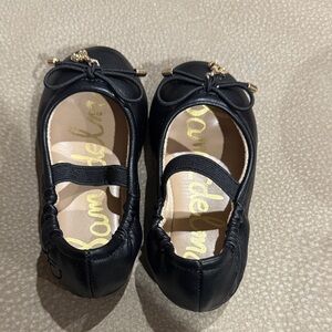 Sam edelman toddler ballet flats black leather size 5 NWT